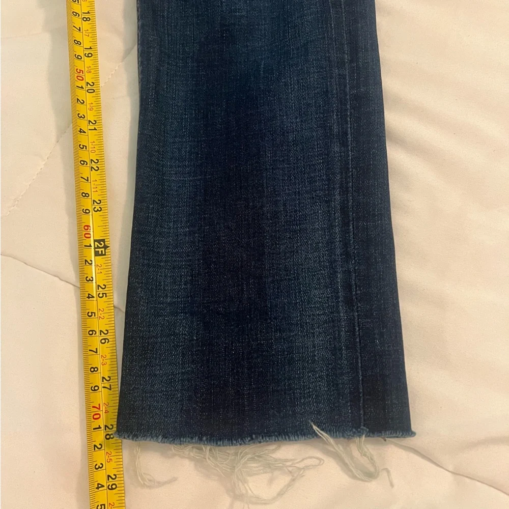 Joe’s Vintage Reserve Roxalana Dark Wash Ankle Straight Raw Hem Jeans sz 28 - Picture 11 of 12